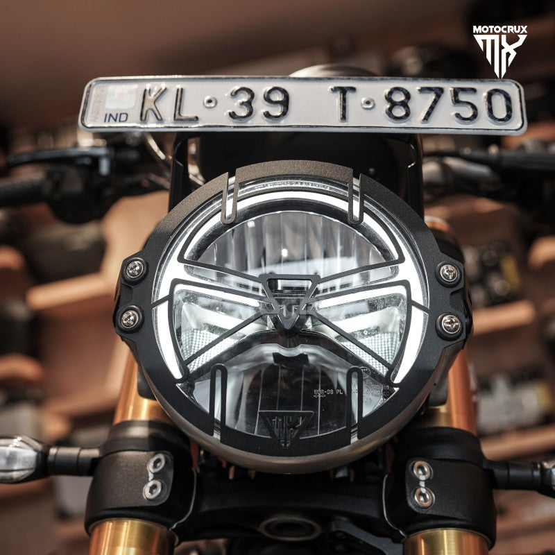 Triumph speed 400 Light Lock Headlight Grill Set