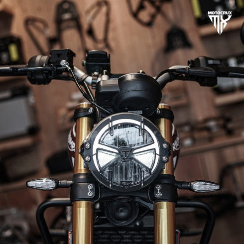 Triumph speed 400 Light Lock Headlight Grill Set