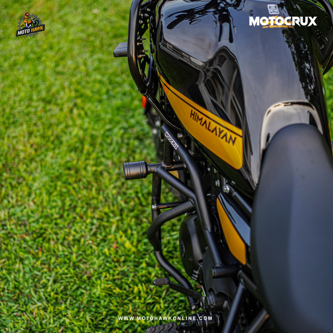 RE Himalayan 450 G.O.A.T Crash Guard with Slider | MOTOCRUX