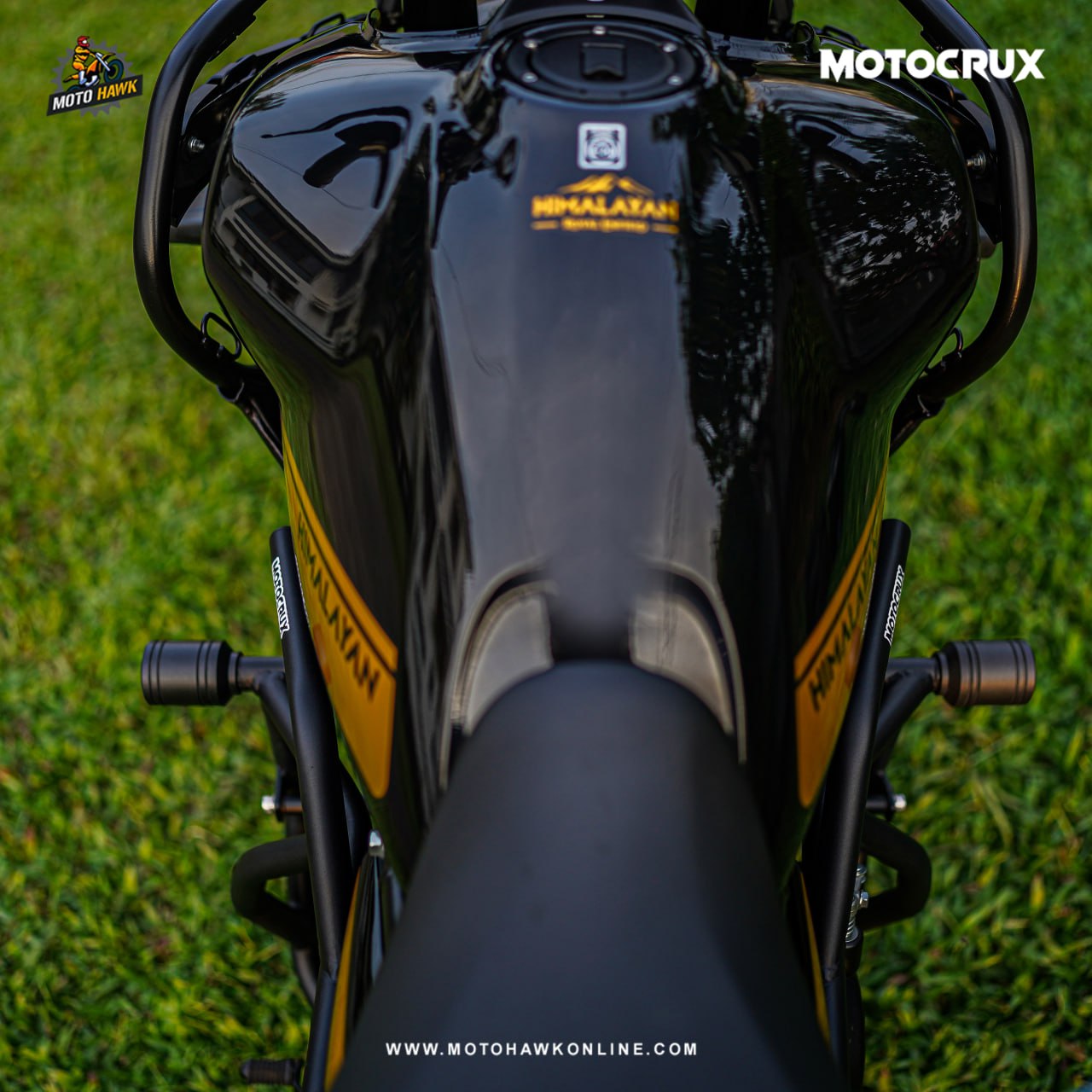 RE Himalayan 450 G.O.A.T Crash Guard with Slider | MOTOCRUX