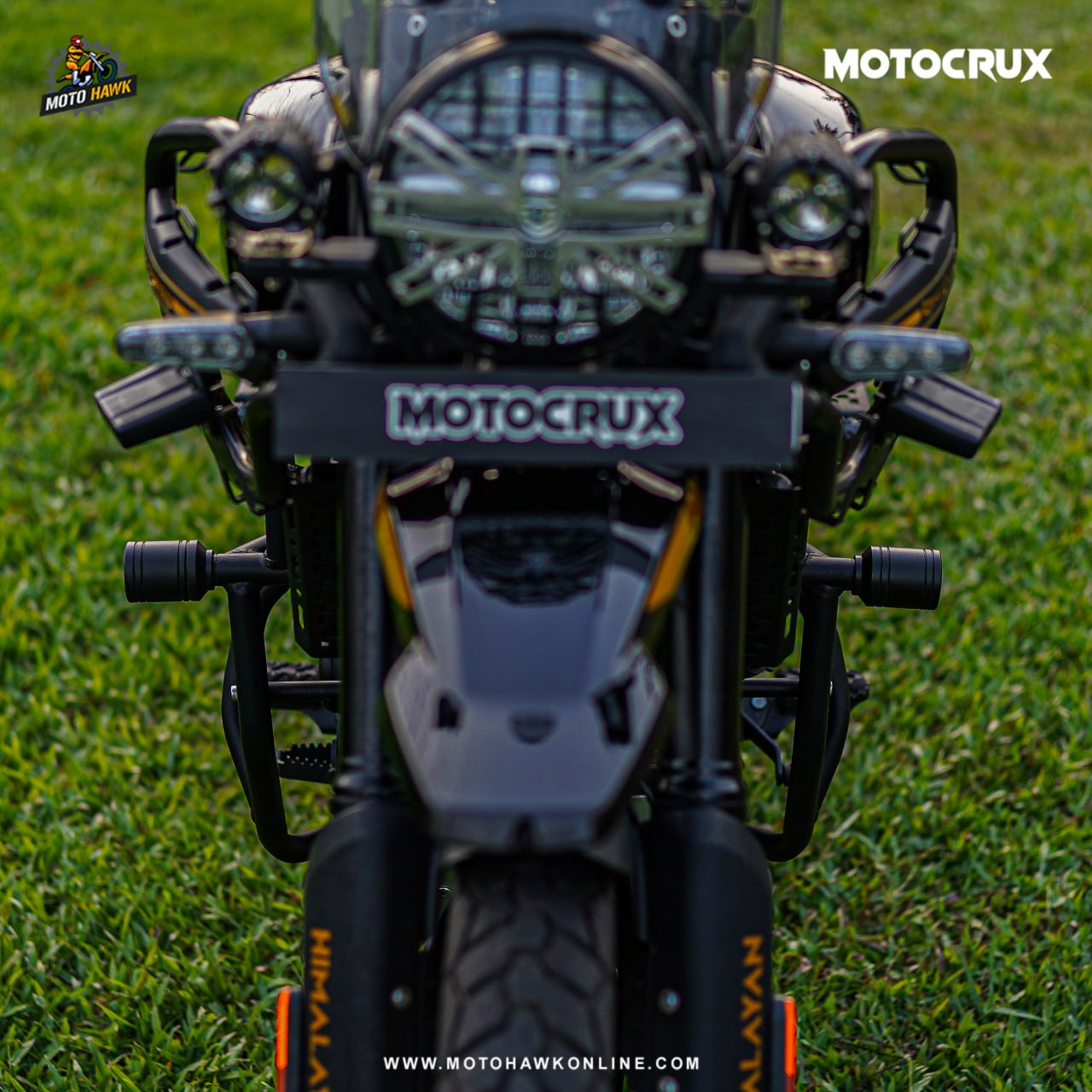 RE Himalayan 450 G.O.A.T Crash Guard with Slider | MOTOCRUX