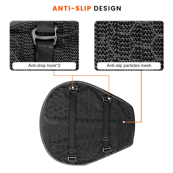 Honeycomb Jel Seat Cushion - Cruiser - Universal Fit