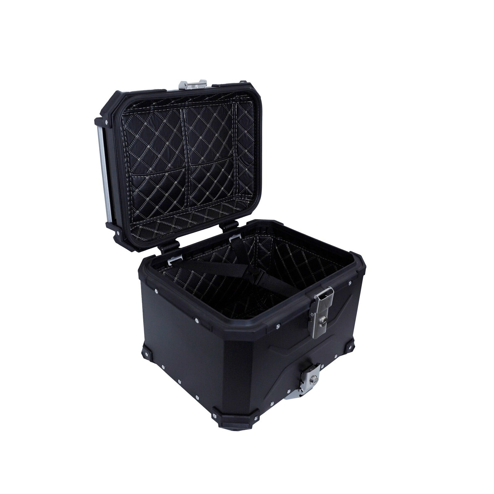 Motocrux Top Box 45L with backrest Black