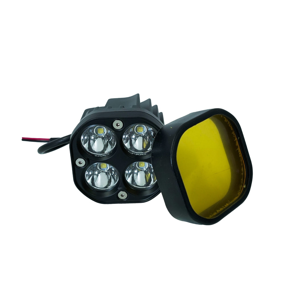 Yada 4-Inch LED Spot Lights – 2-Pack, 3000 Lumens Each, Square & Waterproof