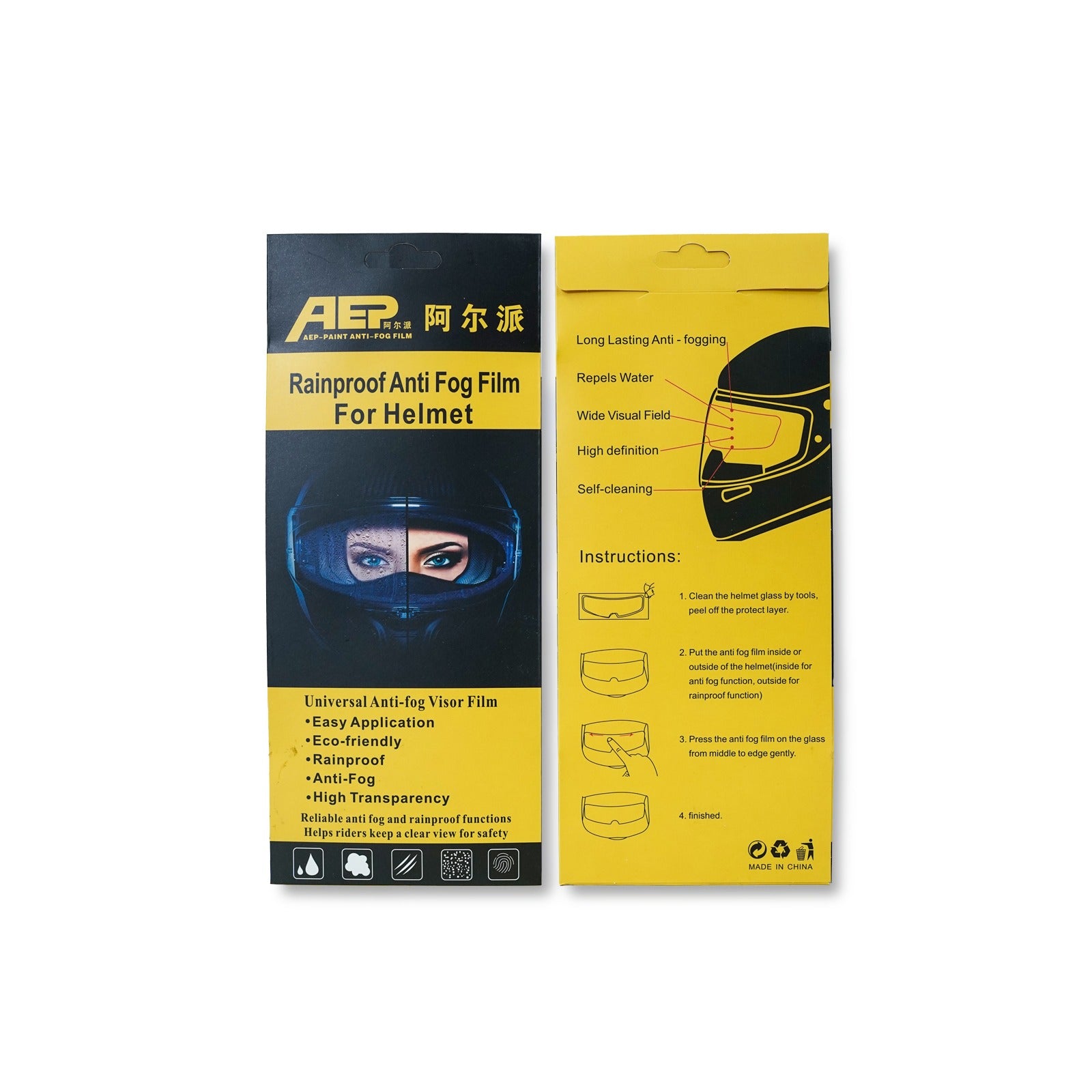 HELMET ANTI FOG FILM