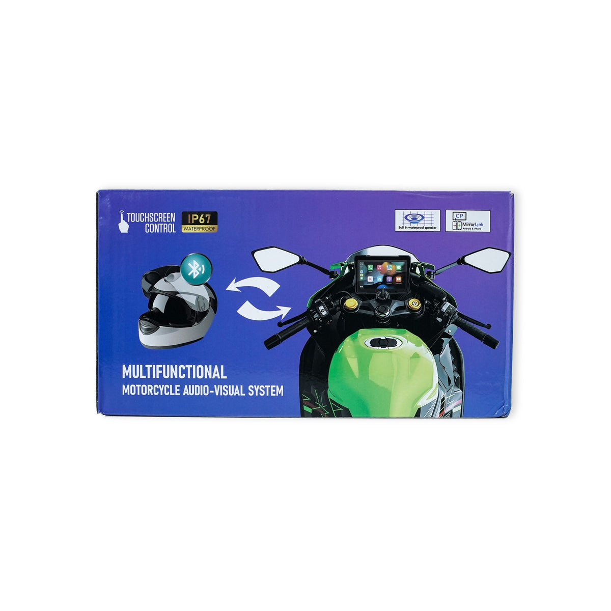Motor Bike Car Play System (with Tpms & 2 Camera)