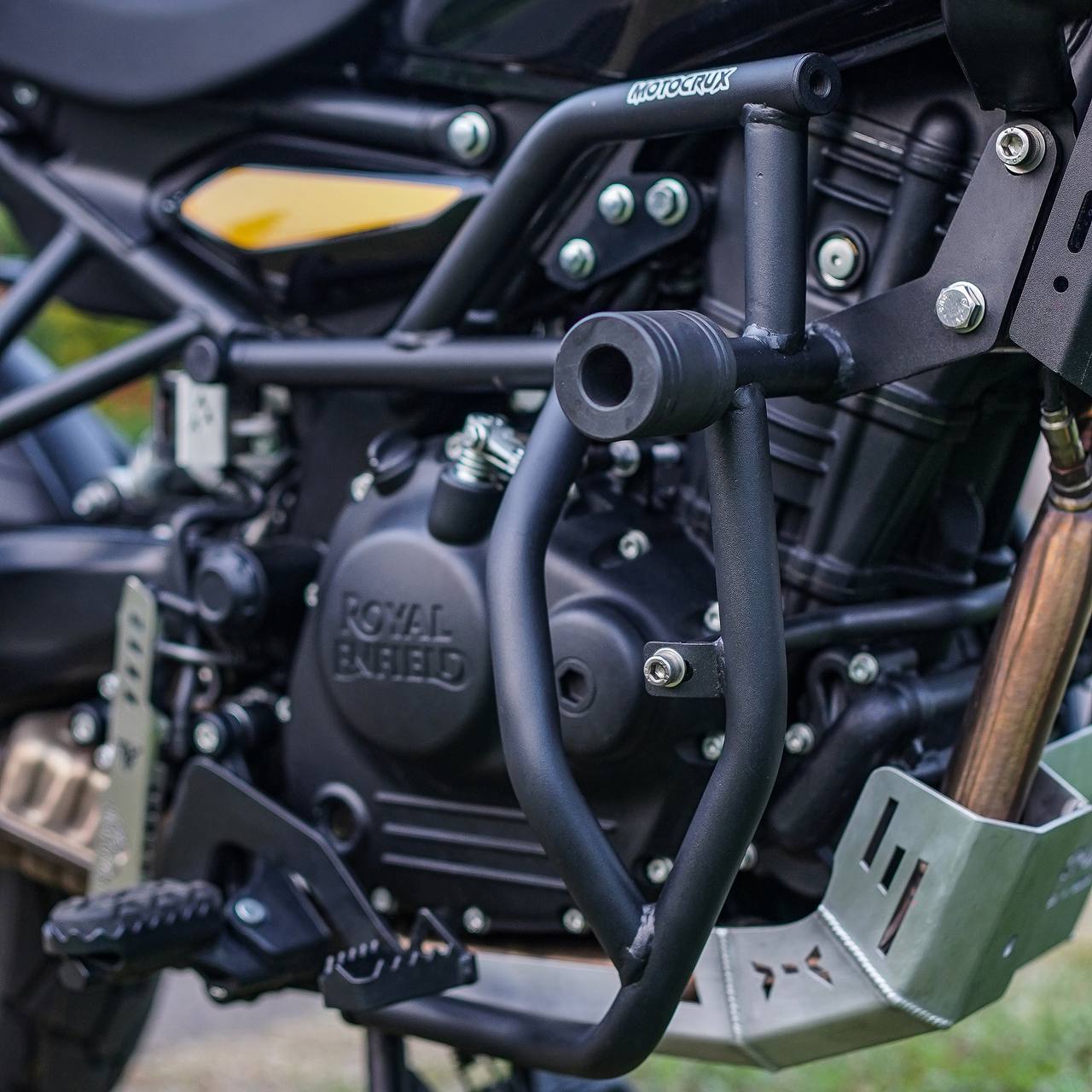 RE Himalayan 450 G.O.A.T Crash Guard with Slider | MOTOCRUX