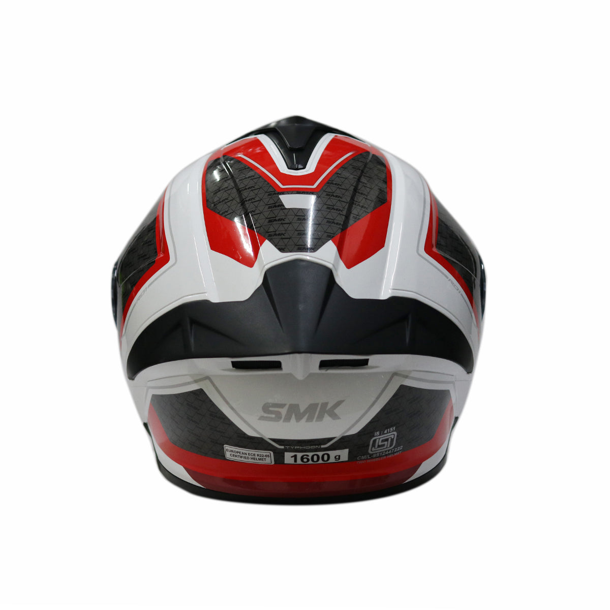 SMK TYPHOON RD1 RED WHITE - GLOSSY