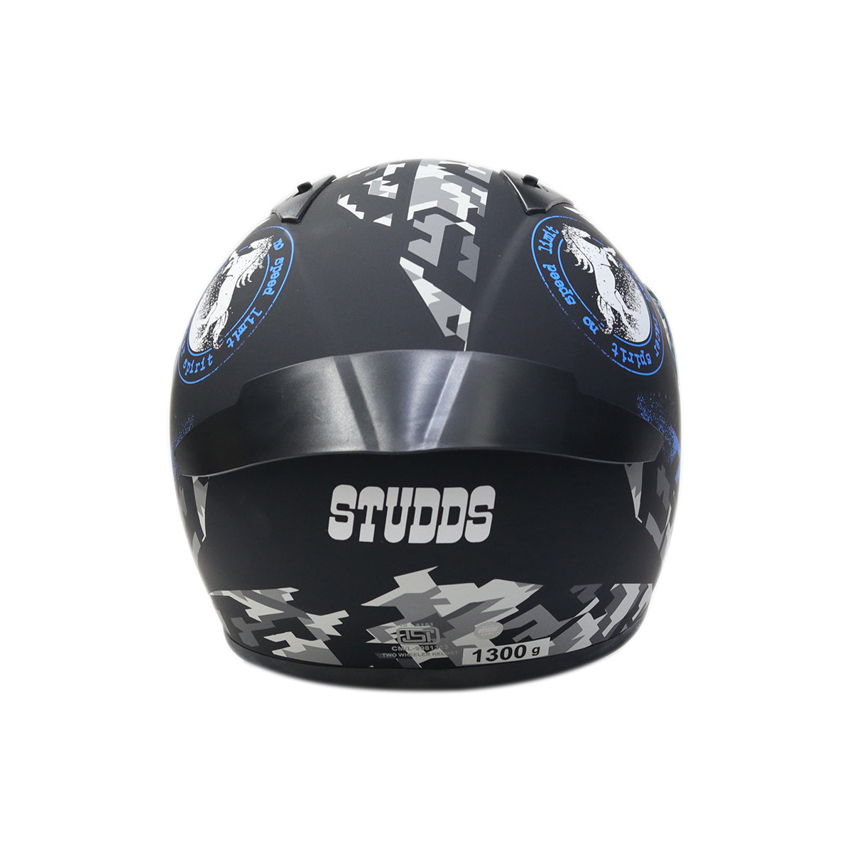 STUDDS THUNDER - D2 MATT BLACK RACER