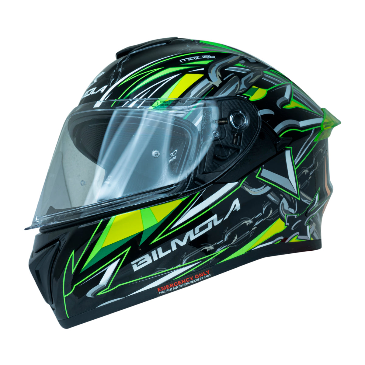 Honda hornet store green helmet