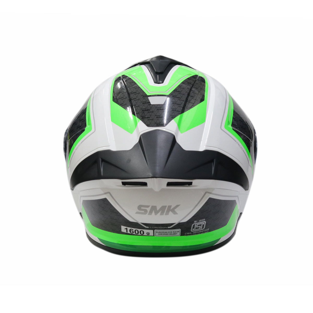 SMK TYPHOON RD1 GREEN BLACK - GLOSSY