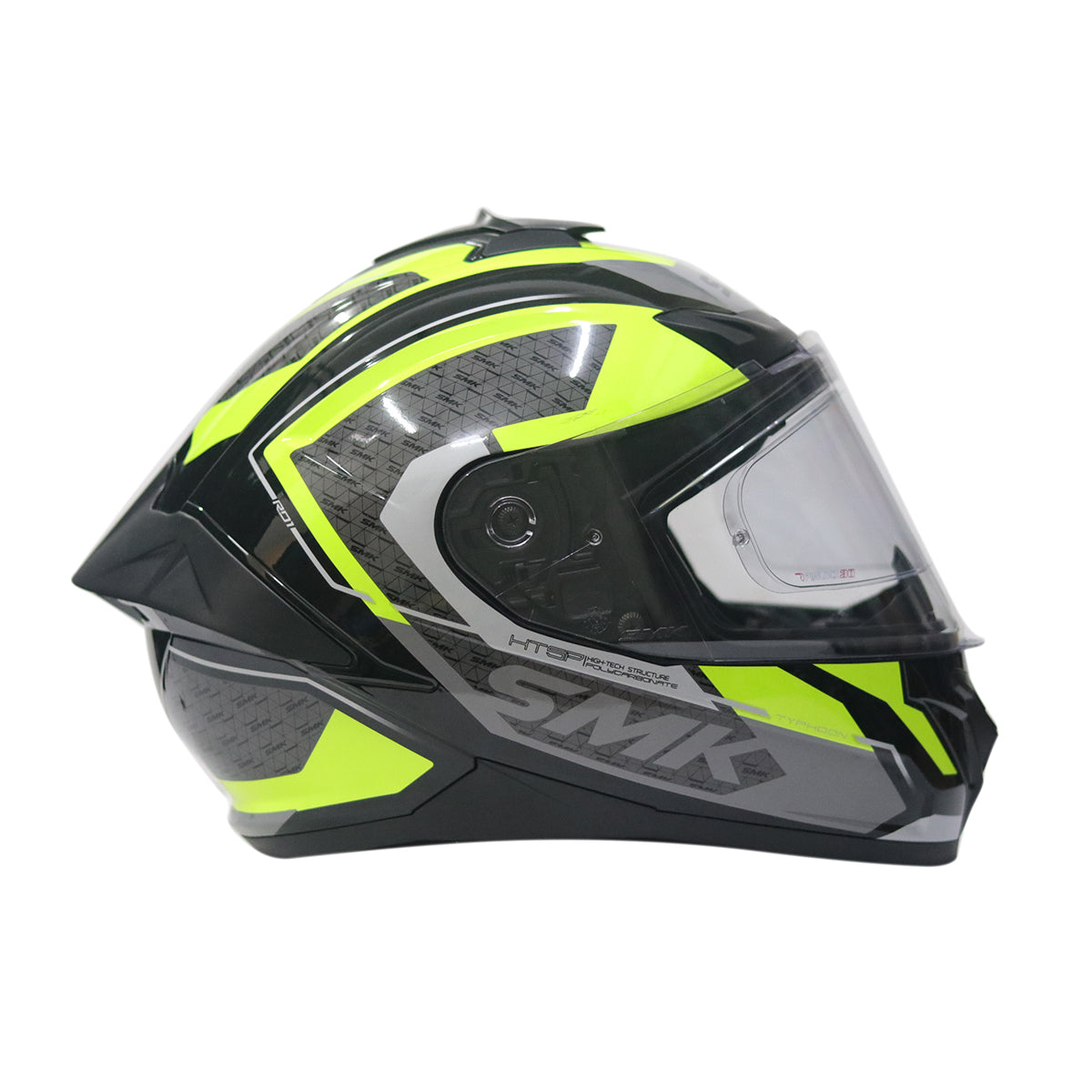 SMK TYPHOON RD1 NEON GREEN BLACK - GLOSSY