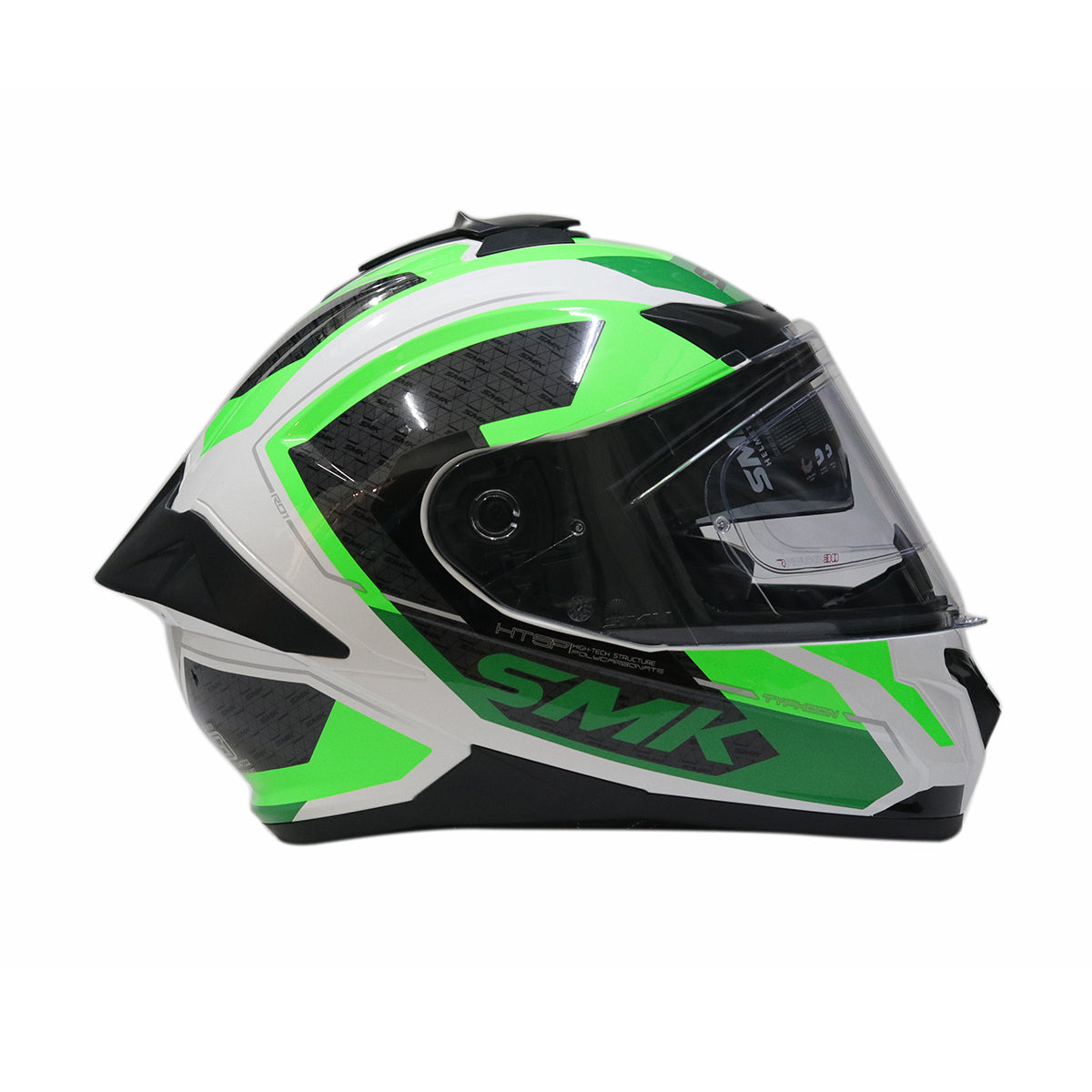 SMK TYPHOON RD1 GREEN BLACK - GLOSSY