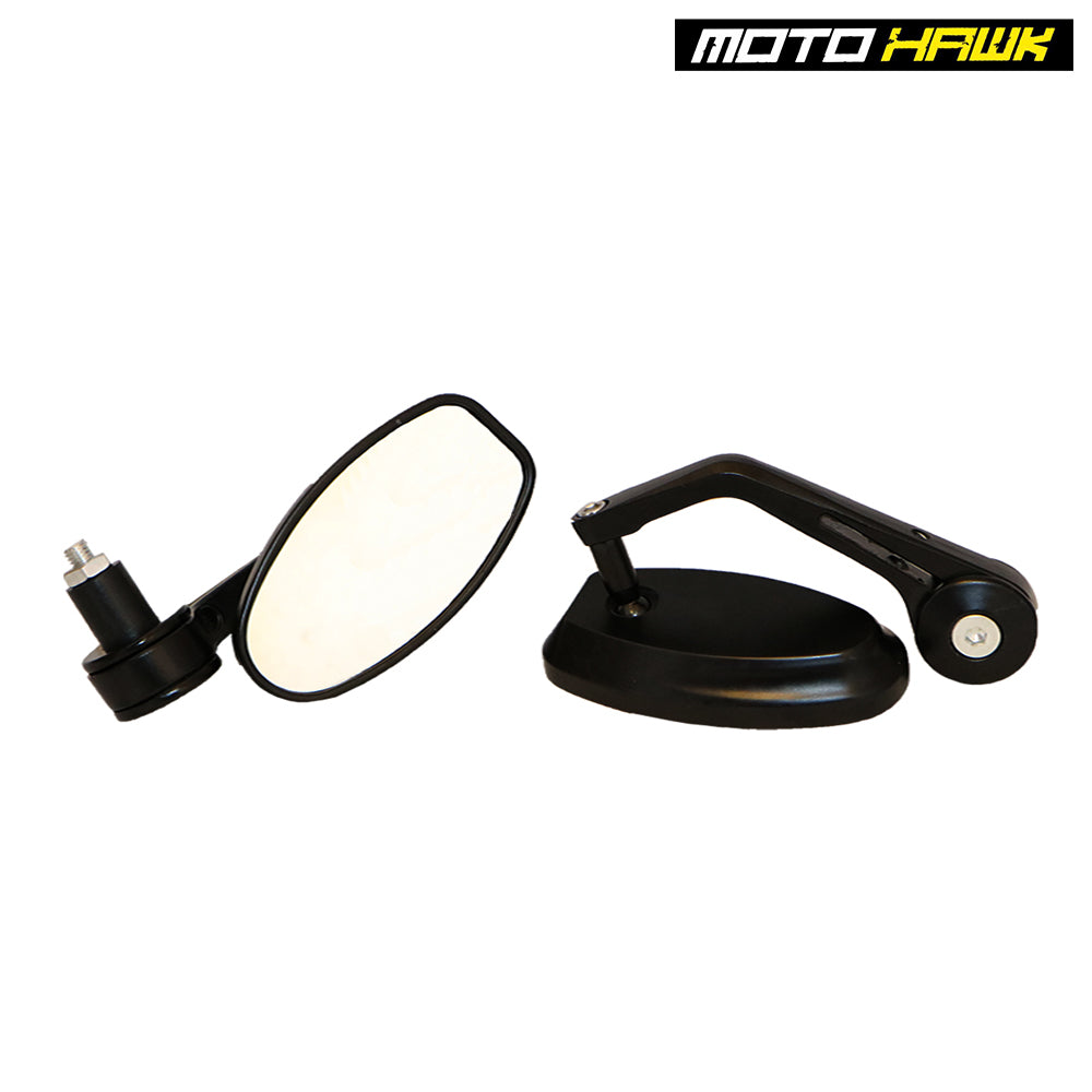 BAR END MIRROR OVAL