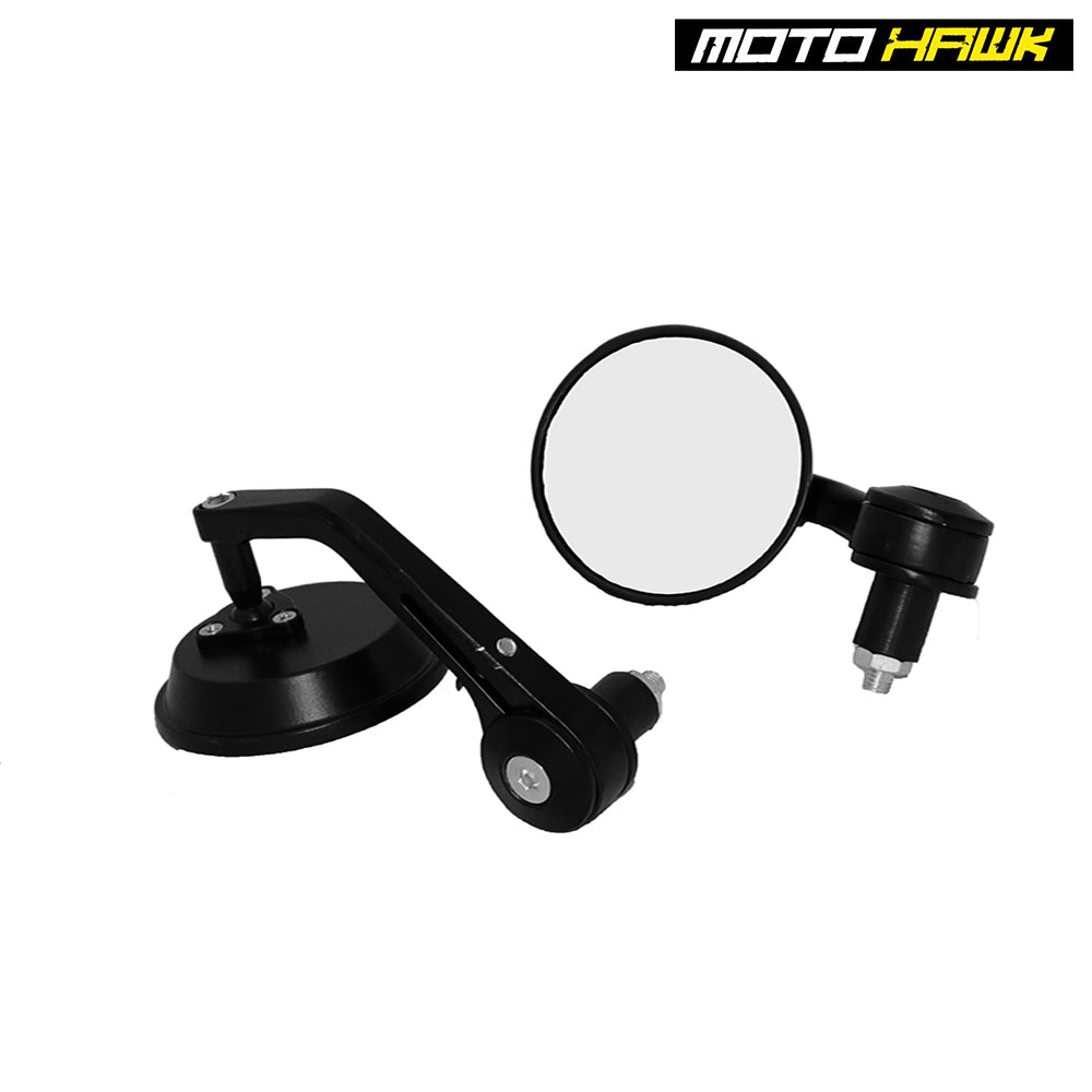 BAR END MIRROR ROUND