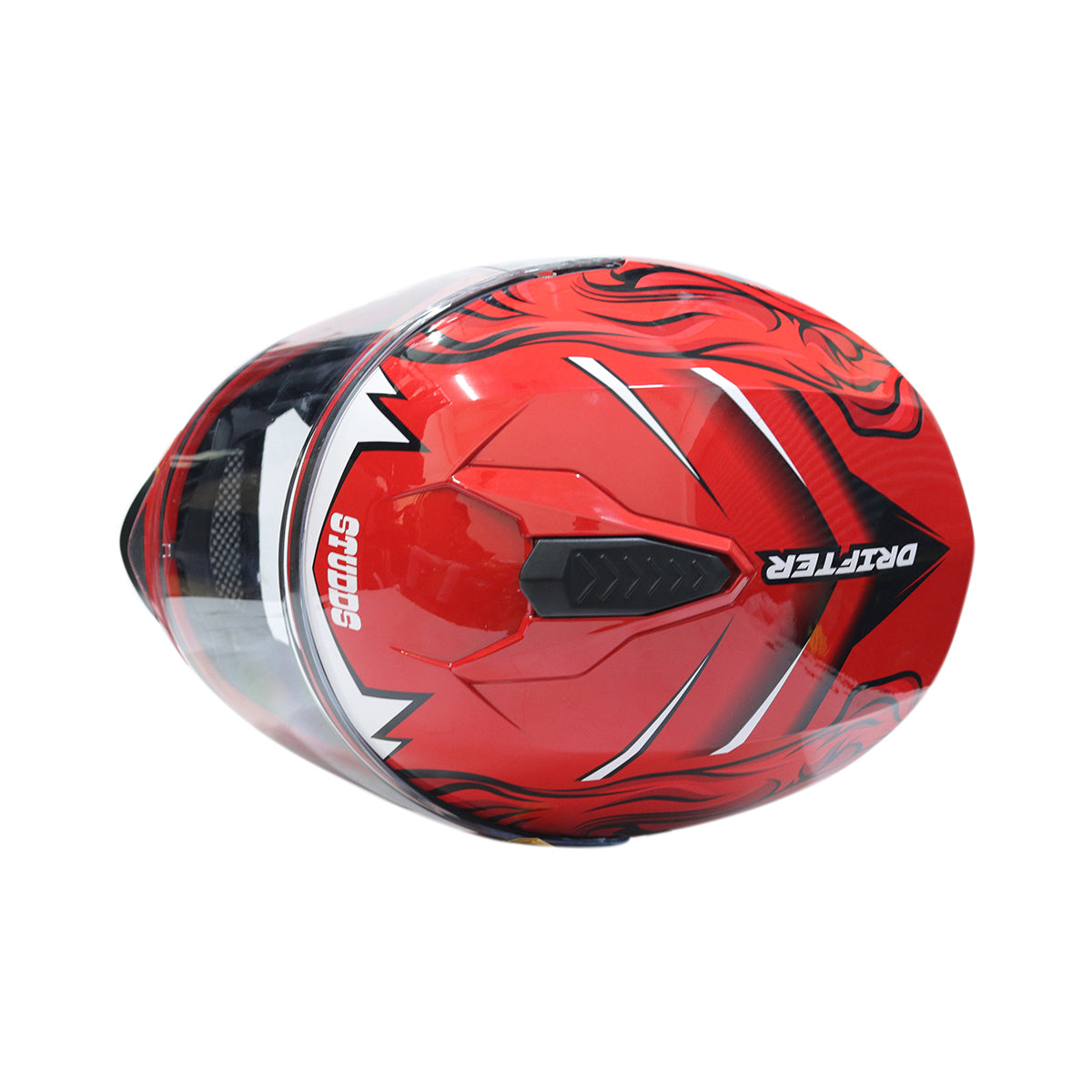 STUDDS DRIFTER - GLOSSY RED WHITE