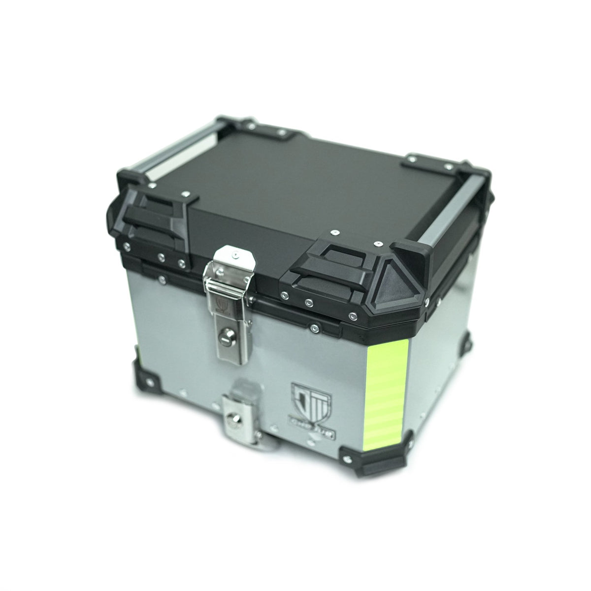 Che Jue X35L Silver Black Aluminium Top Box