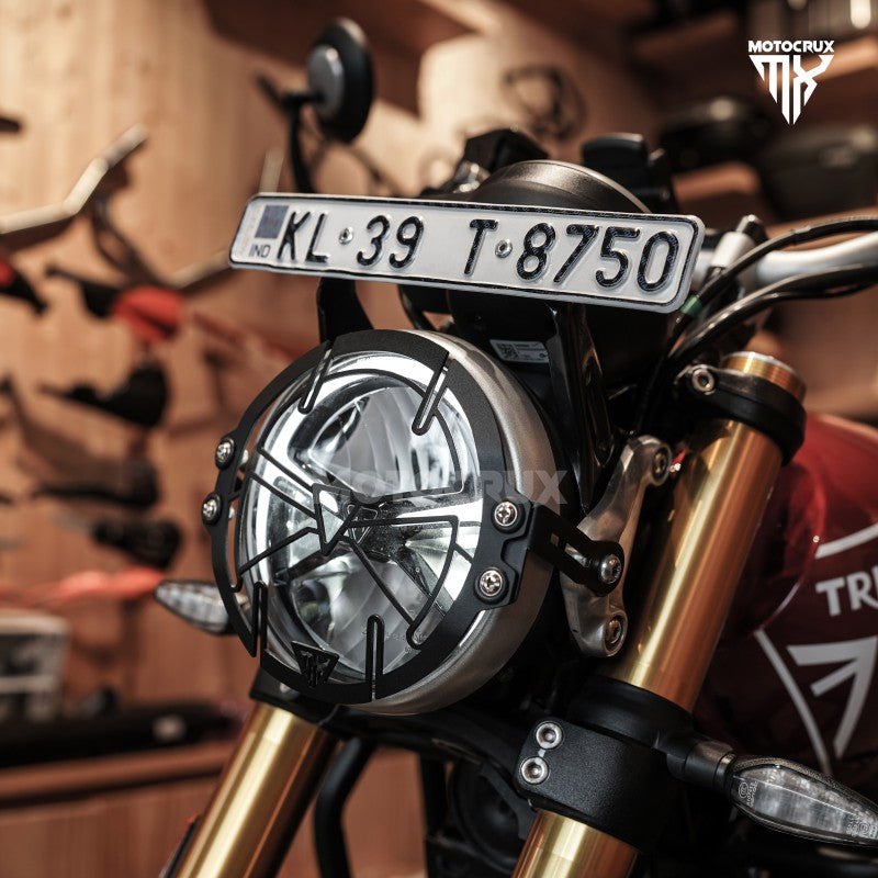 Triumph t120 deals headlight grill