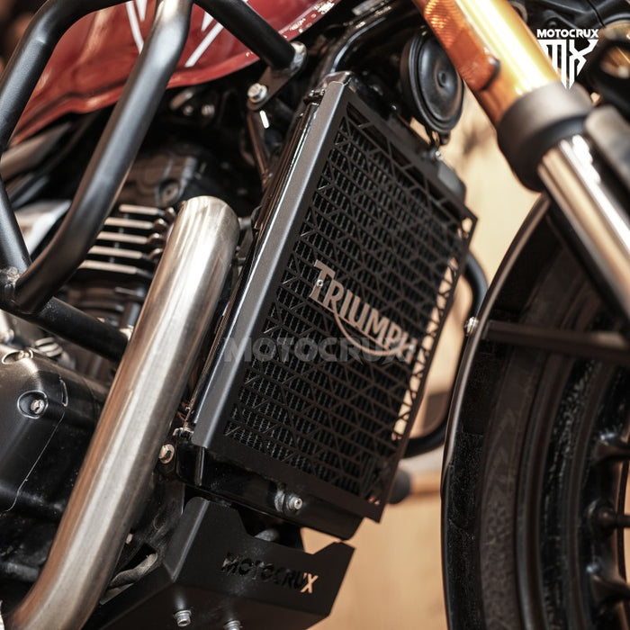 Triumph speed 400 Aero Fence Radiator Grill | MOTO CRUX