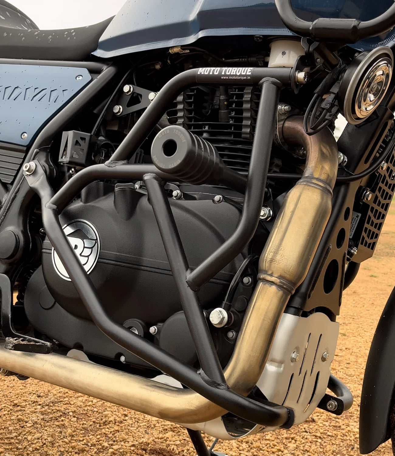 GUARDIAN - HIMALAYAN 411 CRASH GUARD (BLACK) - MOTO TORQUE