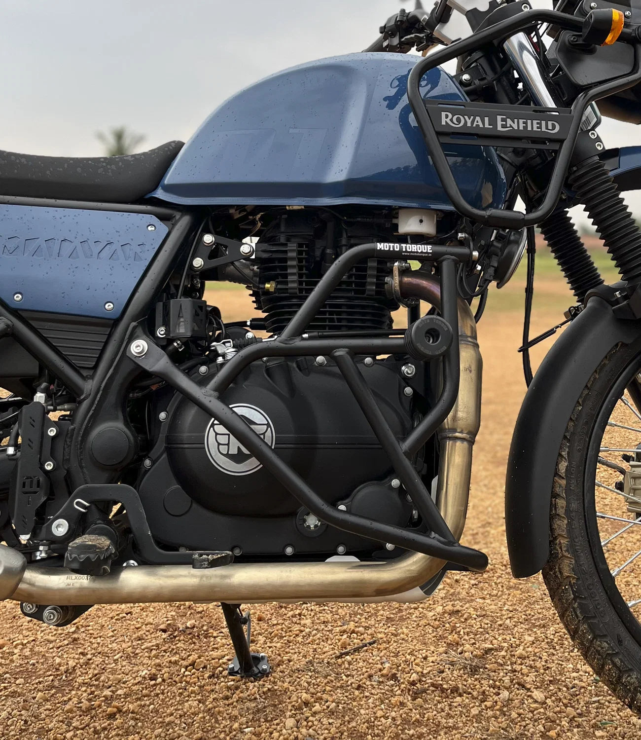 GUARDIAN - HIMALAYAN 411 CRASH GUARD (BLACK) - MOTO TORQUE