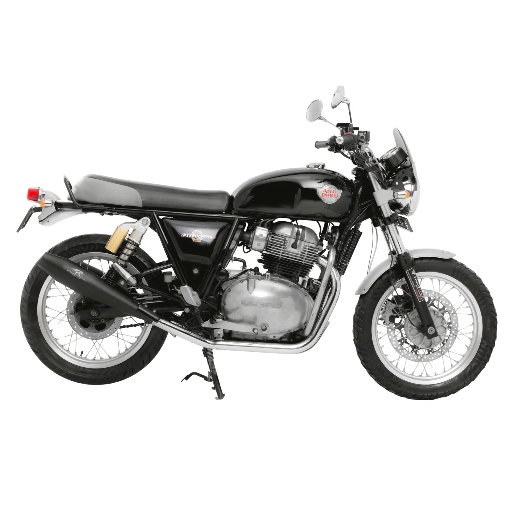 INTERCEPTOR 650 - RED ROOSTER STELLER BLACK EXHAUST