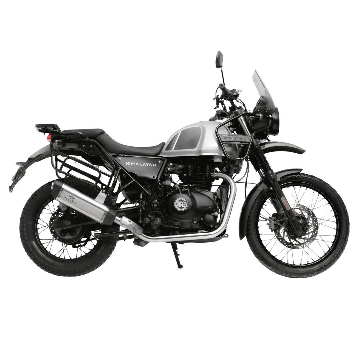 HIMALAYAN 411 RED ROOSTER VERTEX MATTE EXHAUST