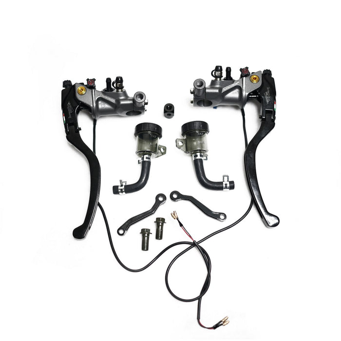 BREMBO RCS RADIAL HYDRAULIC CLUTCH AND BRAKE LEVER SET