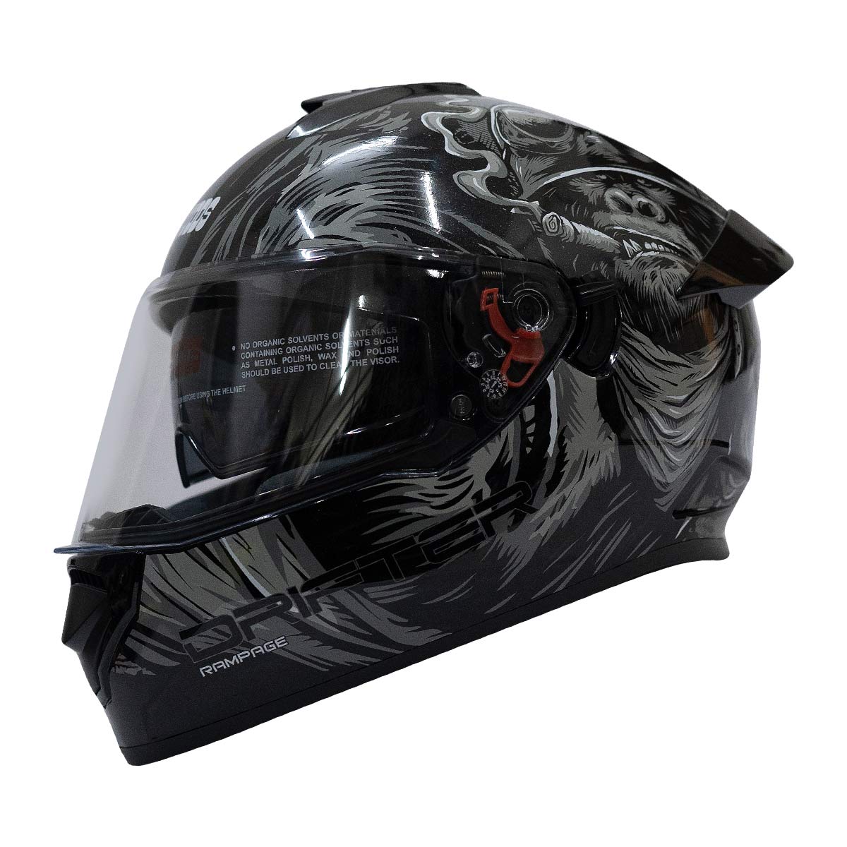 STUDDS DRIFTER D3 DECOR - GREY BLACK