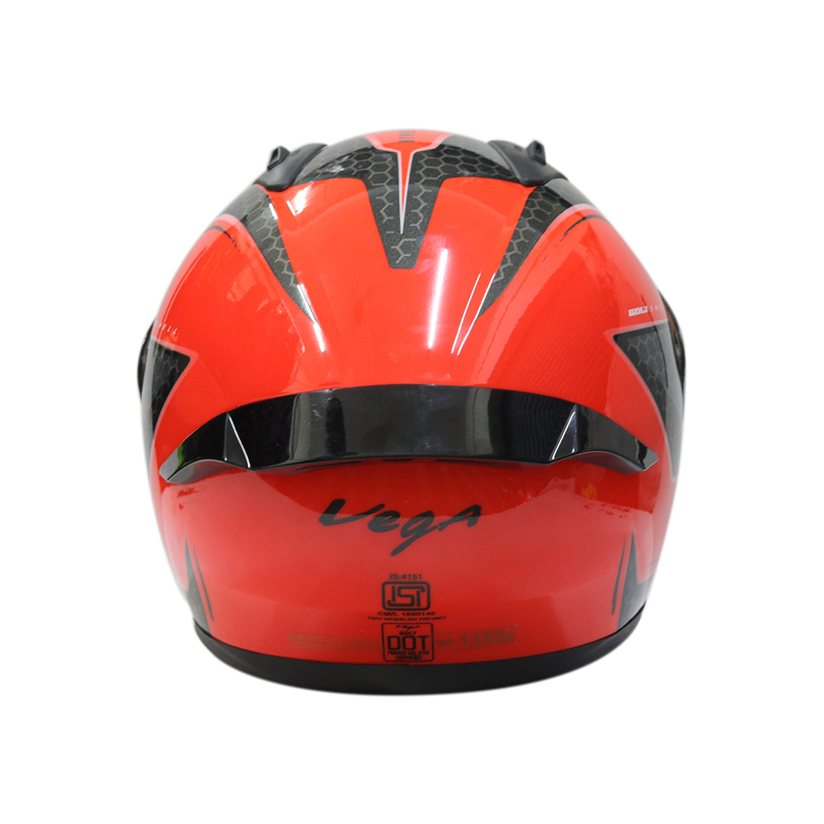 VEGA BOLT - GLOSSY RED BLACK
