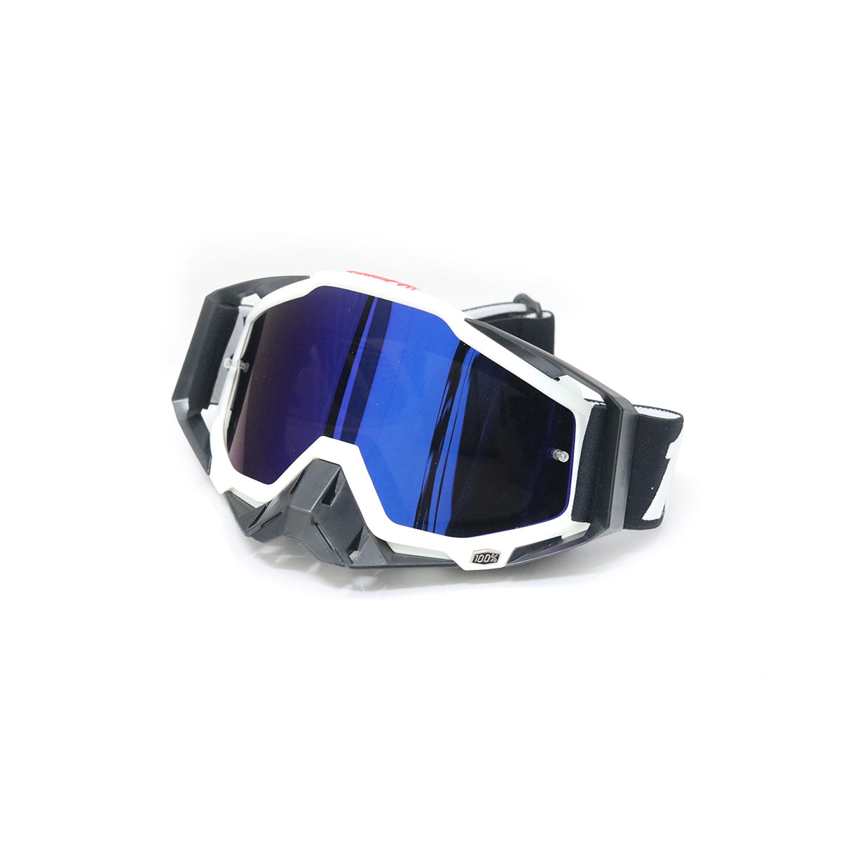 100% White Safety Goggles