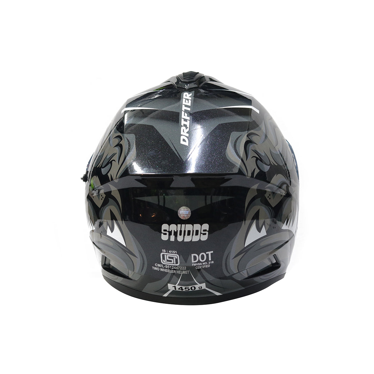 STUDDS DRIFTER - GLOSSY BLACK GREY